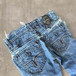 Rock Revival Maddie Leutis Embroidered Denim Shorts